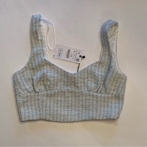 Zara textured corset top NWT - size L